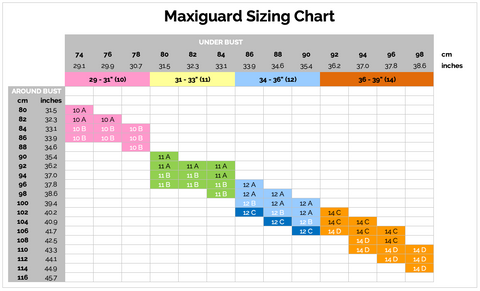 Maxiguard Ladies Breast Protector Brassiere (TOP ONLY)