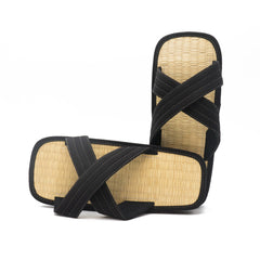 35702 RICE-STRAW X ZORI SANDALS