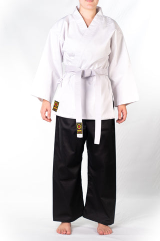 Karate Gi  White/Black "Salt & Pepper" Uniform