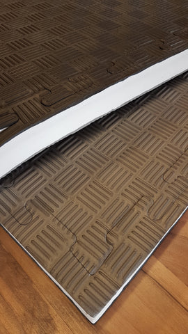30710_7 Puzzle Gym Mats "5'Stripe"(GST INCL) - 1m x 1m x 4cm