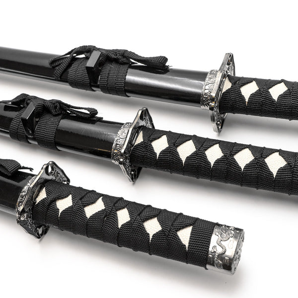 42721700 3PCS KATANA SET. BLACK | Fuji Mae New Zealand