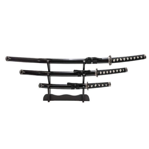 42721700 3PCS KATANA SET. BLACK | Fuji Mae New Zealand