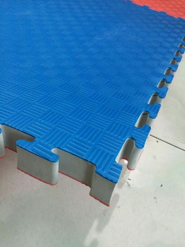30710_7 Puzzle Gym Mats "5'Stripe"(GST INCL) - 1m x 1m x 4cm