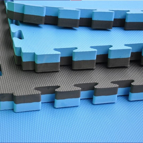 30710_7 Puzzle Gym Mats "5'Stripe"(GST INCL) - 1m x 1m x 4cm