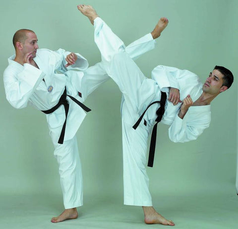 US-801 WTF Taekwondo White Lapel - Poly Cotton Dobok