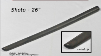 40182 Shoto Made of Kamagong Wood