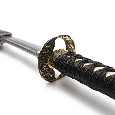 CARBON STEEL KATANA. BLACK