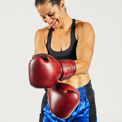 213619 RADIKAL BLOODY MARY LEATHER GEL BOXING GLOVES QS