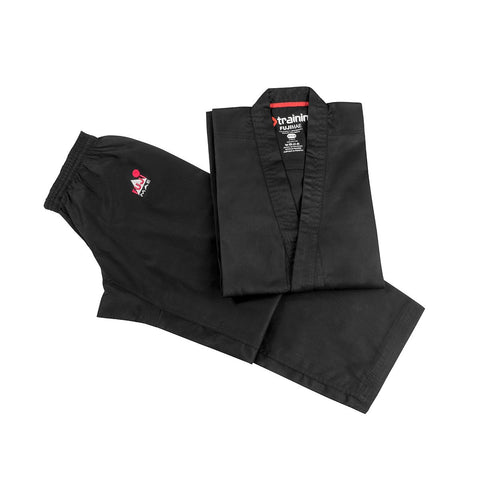 100107 Black Training Karate Gi