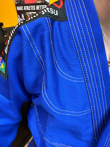 BJJ Fuji Pro "ORIGINS" Blue Gi with Yellow Stitch