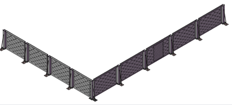 MMA CAGE WALLS  1.9m x1.9