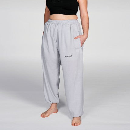10646804 Linen Kung Fu Pants Grey