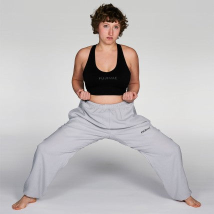10646804 Linen Kung Fu Pants Grey