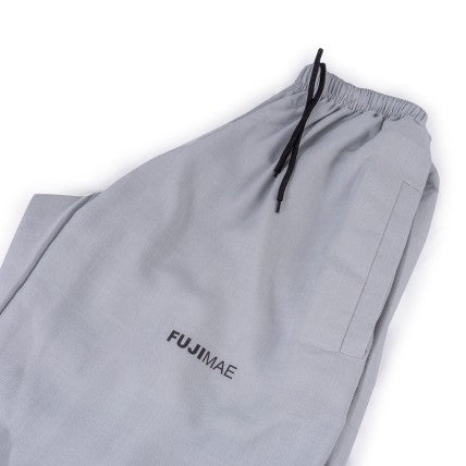 10646804 Linen Kung Fu Pants Grey