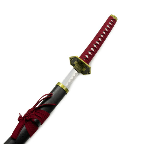42789790 Stainless Steel Katana. Black-Maroon