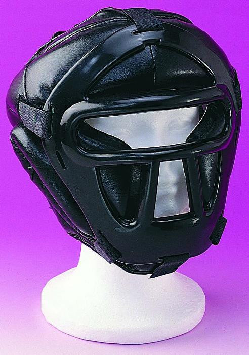 21615 Black Night Head Guard With Removable Mask 