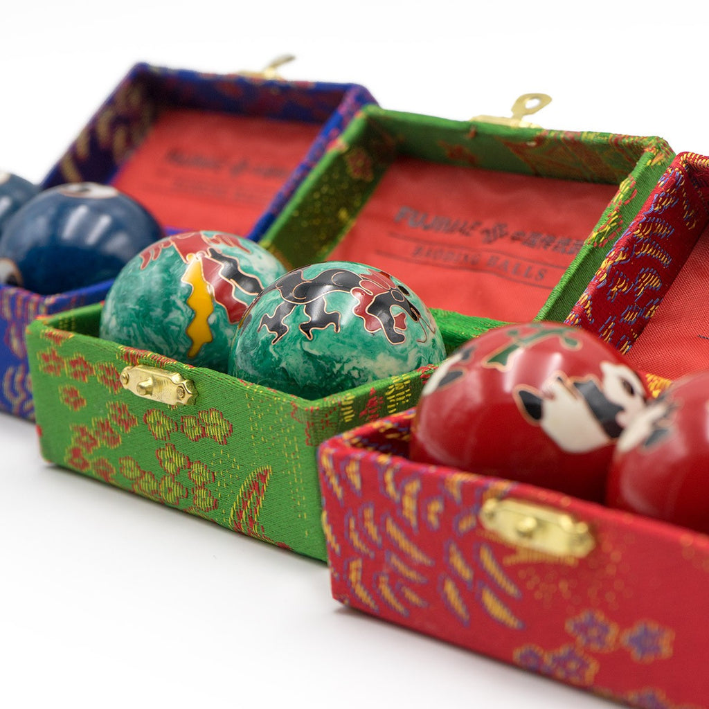 30920 Chinese Musical Balls Decorated With Symbols