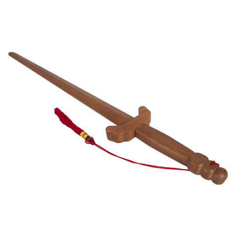 Chinese Kung Fu Sword Made Of Wood For Competition With Tassel