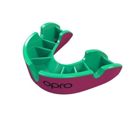 Opro MULTI-ITEM Pink/Green F3416      ~ OPRO SILVER MOUTHGUARD New zealand nz vaughan