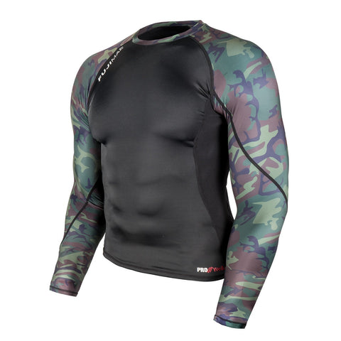 11915742 Long Sleeve Rashguard Prowear - Army Camo