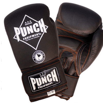 Punch Equipment MULTI-ITEM 902515     ~ BLK DIAM BOX GLOVES BLACK/ORANGE New zealand nz vaughan