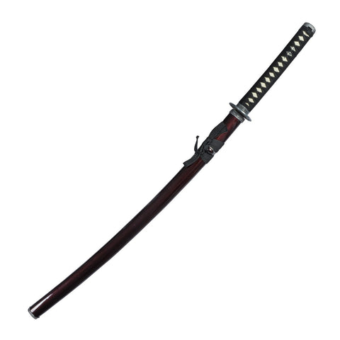 42784900 STAINLESS STEEL KATANA. MAROON